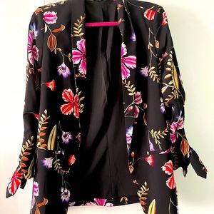 Express Floral Blazer. WORN ONCE